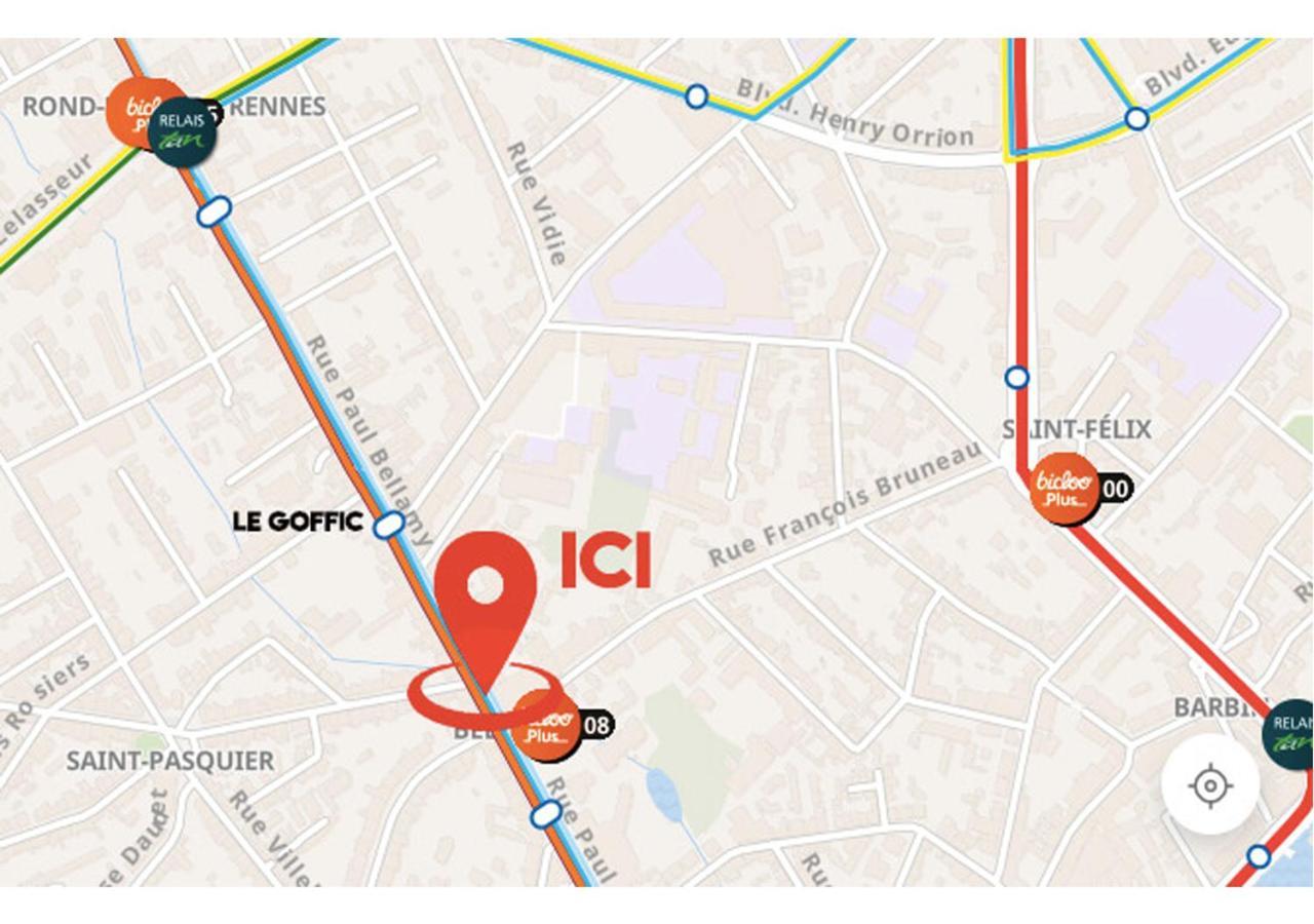 Nocnoc - Le Joyau, Cosy T3 Dans Centre Lägenhet Nantes Exteriör bild